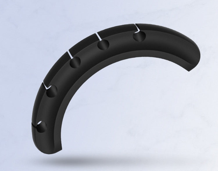 Silicone USB Cable Winder & Organizer – Desktop Cable Management Clips for Headphones & Charging Cord