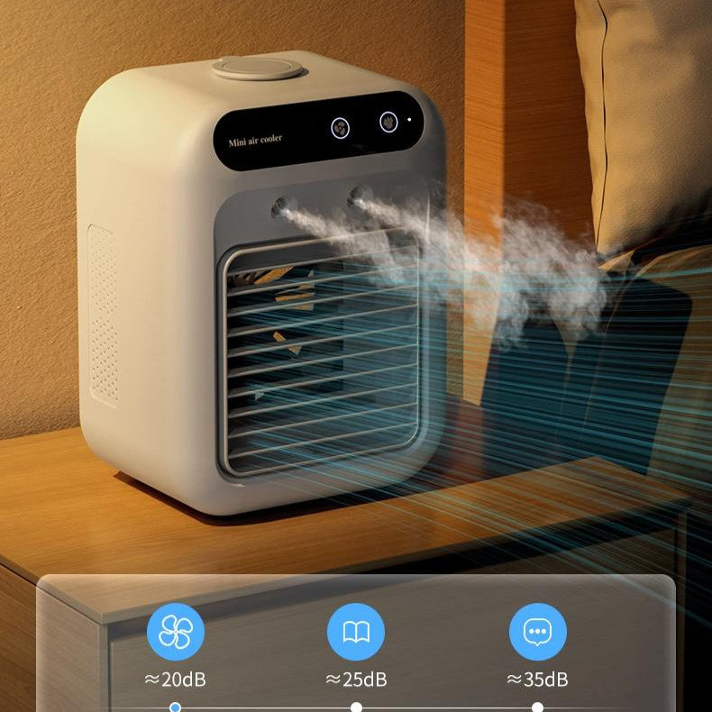 Portable Air Conditioner & Air Cooler Fan – Water Cooling Air Conditioning for Room, Office & Car