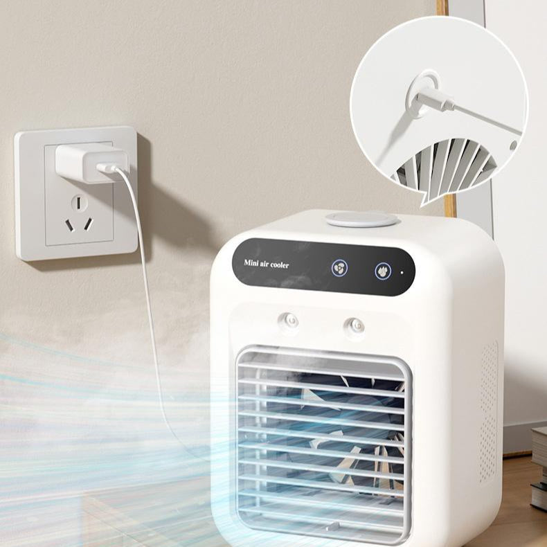 Portable Air Conditioner & Air Cooler Fan – Water Cooling Air Conditioning for Room, Office & Car